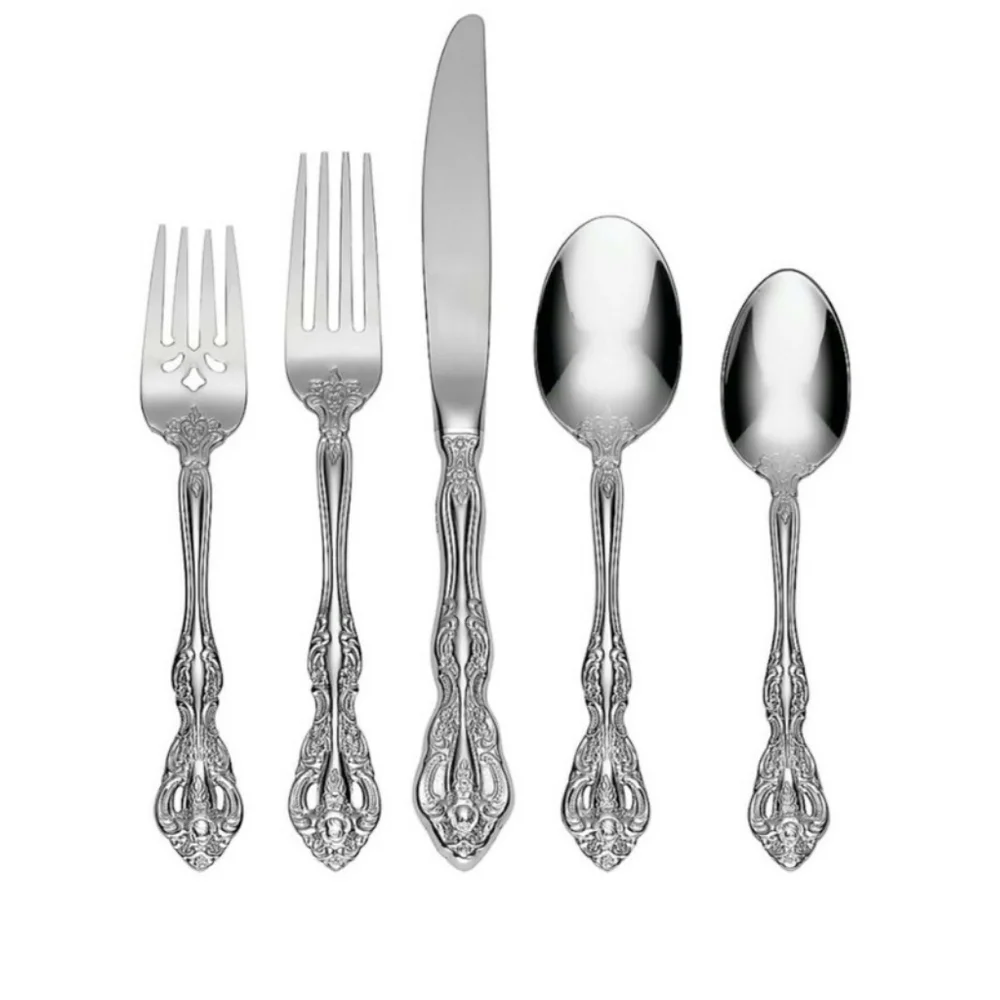 NWT 10 Pc in Boxes Oneida Michelangelo 18/10 Place Setting for 2 Made in USA